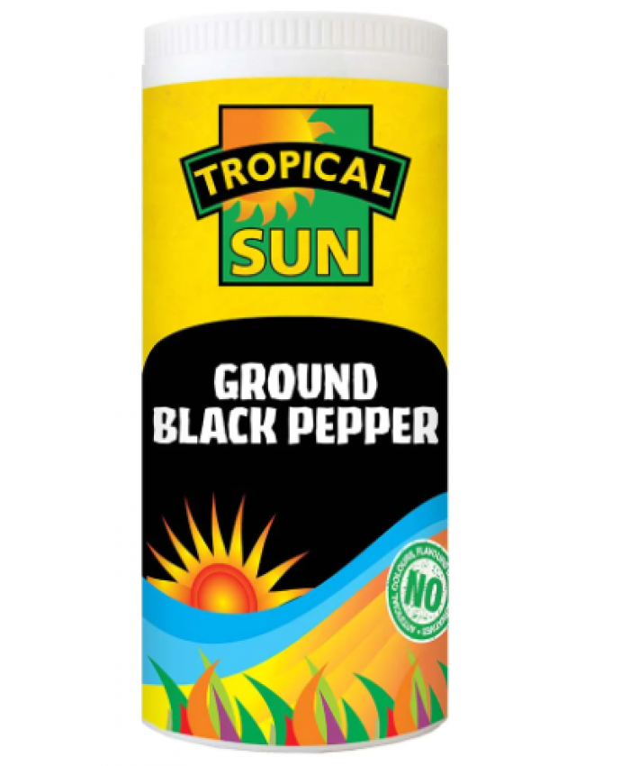 Tropical Sun Ground Black Pepper 12 x 100g - 100180