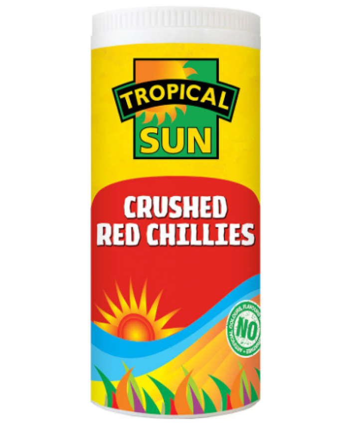 Tropical Sun Crushed Red Chillies 12 x 50g - 226446