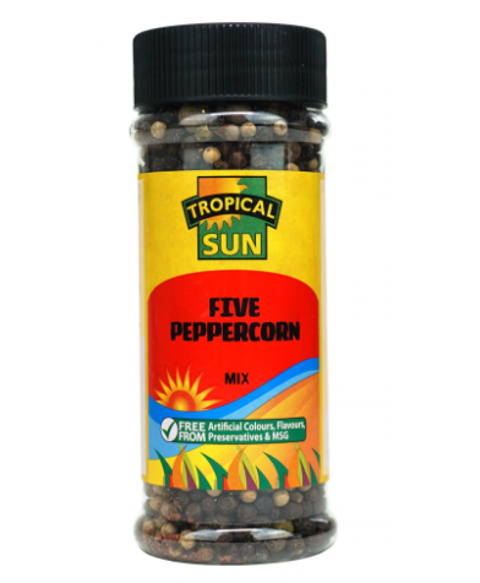 Tropical Sun Five Peppercorn Mix 6 x 60g - 241630
