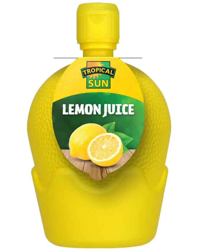 Tropical Sun Lemon Juice Squeezy 12 x 200ml - 244068