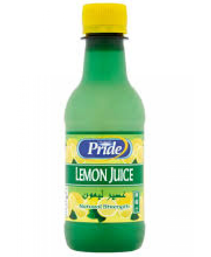 Pride Lemon Juice 12 x 250ml - 158266