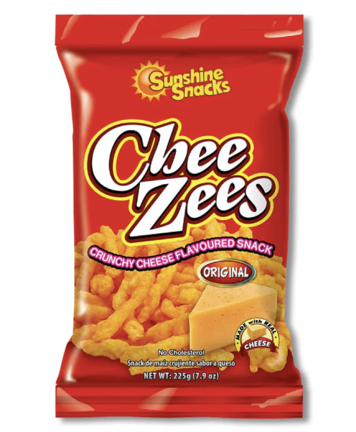 Sunshine Snacks Cheezies Original 8 x 225g - 103916