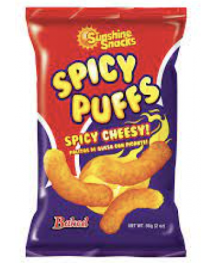 Sunshine Snacks Cheese Puffs Spicy 48 x 30g - 231029