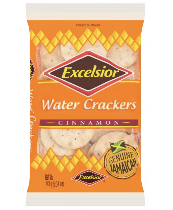 Excelsior Water Crackers Cinnamon 24 x 143g - 222090
