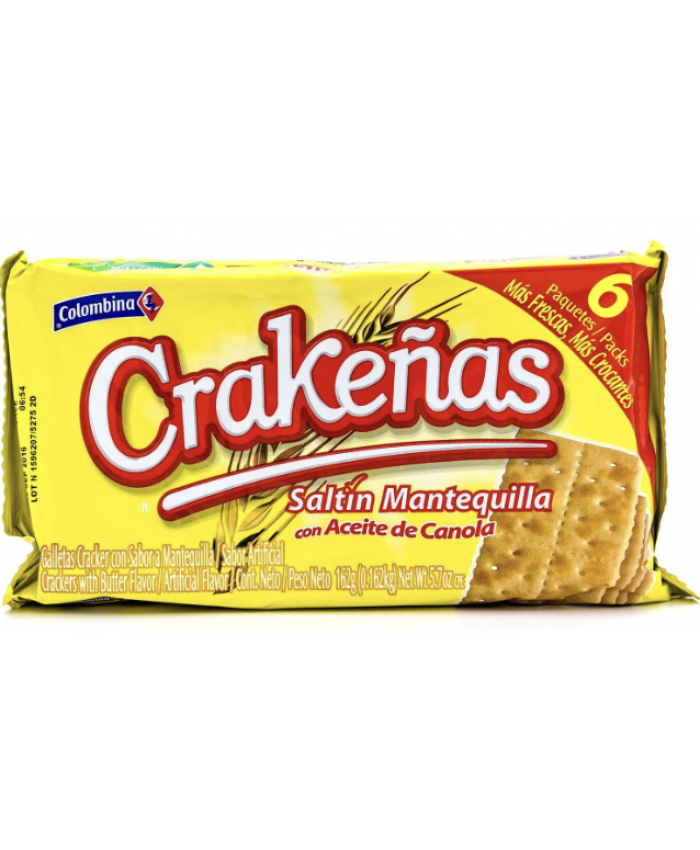 Colombina Crackenas Butter 8 x 300g - 241544 / 24 x 324g - 234379