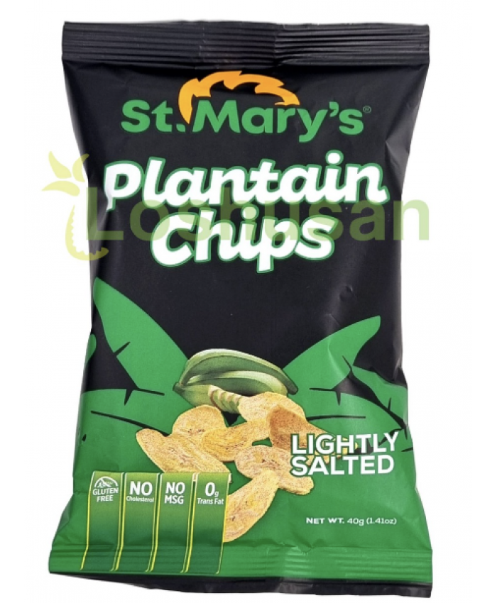 St Mary’s Plantain Chips Salted 48 x 40g - 225299