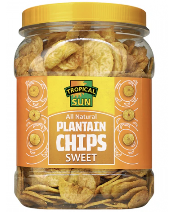 Tropical Sun Plantain Chips Sweet 6 x 450g - 245570
