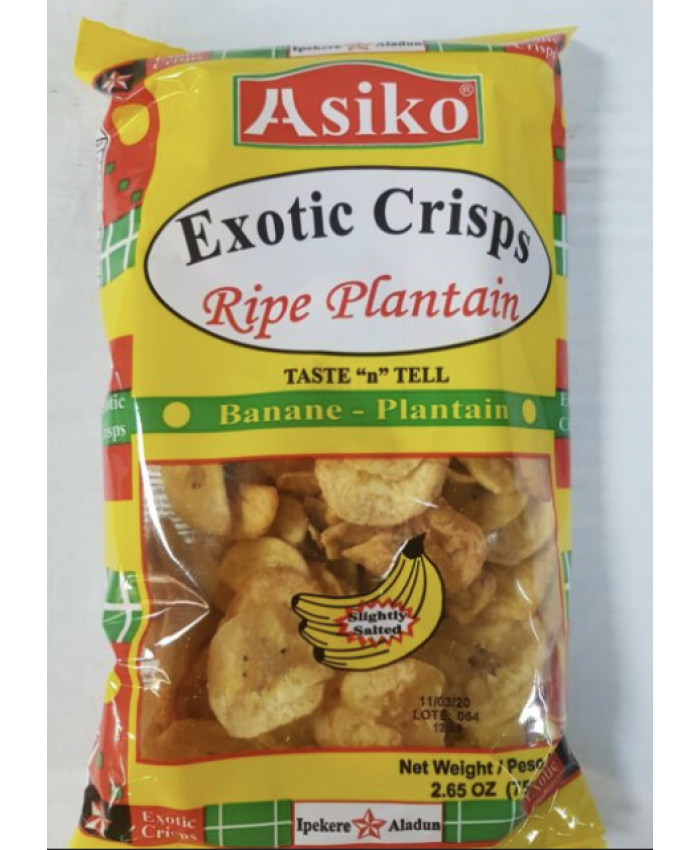 Exotic Plantain Chips Salted 30 x 75g - 100331