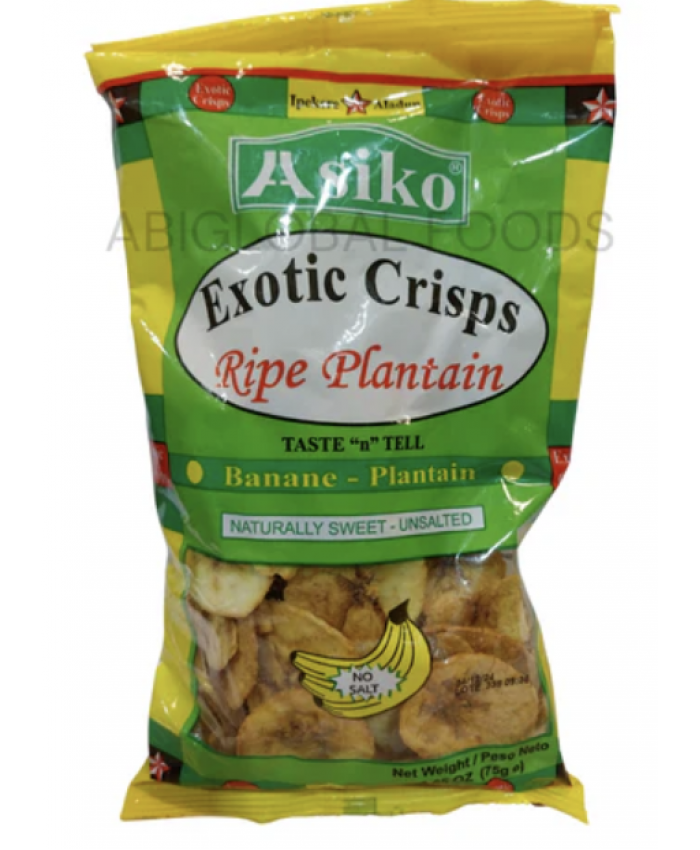 Exotic Plantain Chips Natural 30 x 75g - 100326