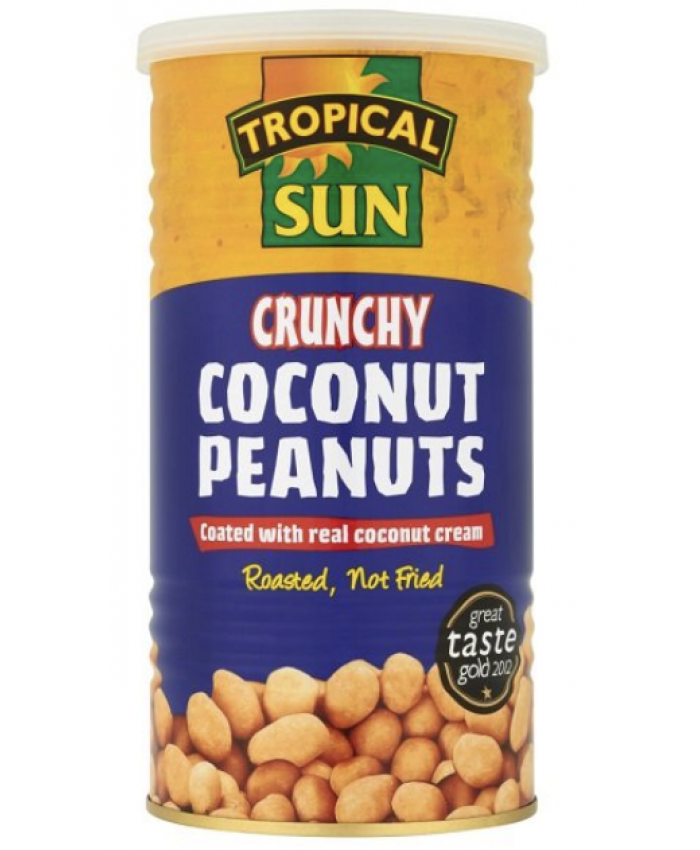 Tropical Sun Crunchy Coconut Peanuts 6 x 330g - 103398 / 24 x 330g - 102753
