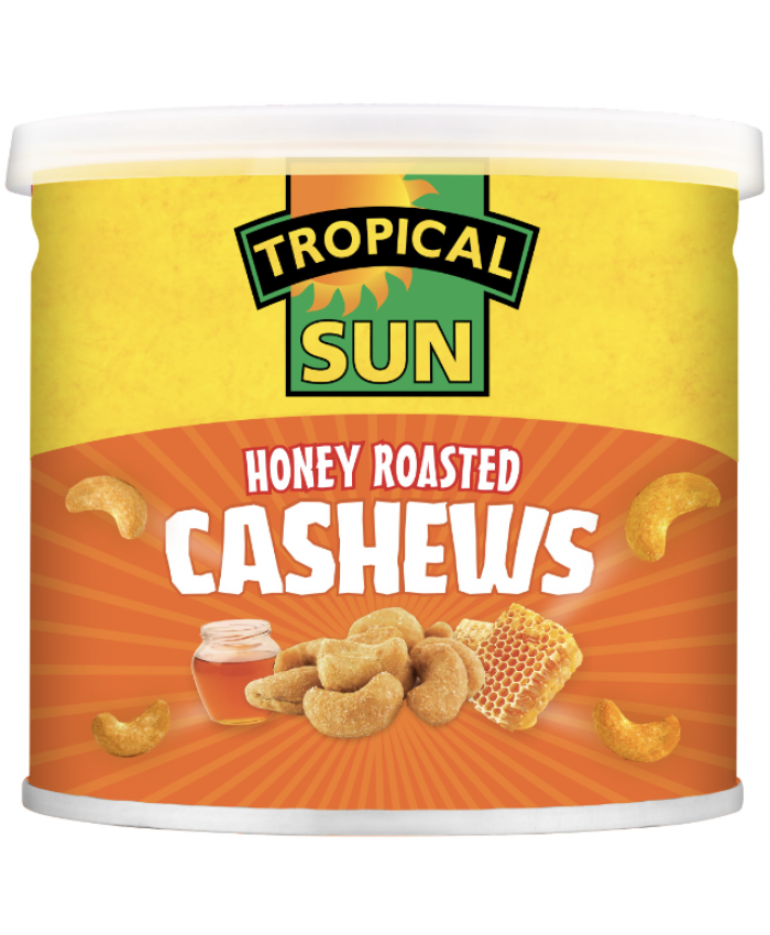 Tropical Sun Honey Roasted Cashews 12 x 140g - 244968 / 24 x 140g - 244967