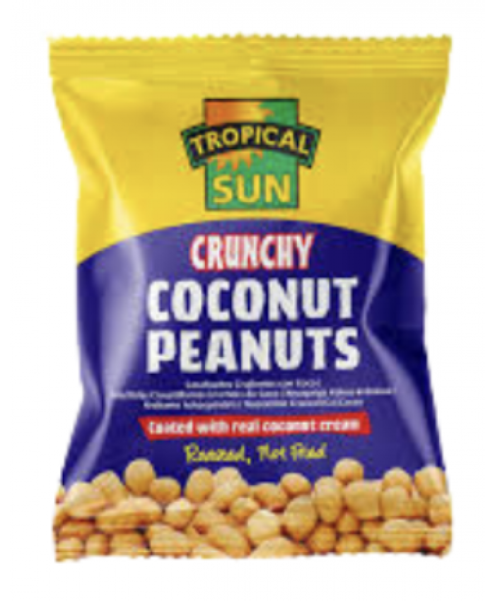 Tropical Sun Crunchy Coconut Peanuts 3 x 12 x 50g - 236147