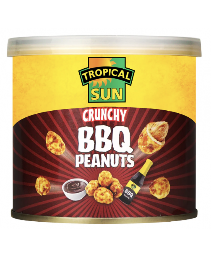 Tropical Sun Crunchy BBQ Peanuts 6 x 140g - 239381 / 12 x 140g - 238586