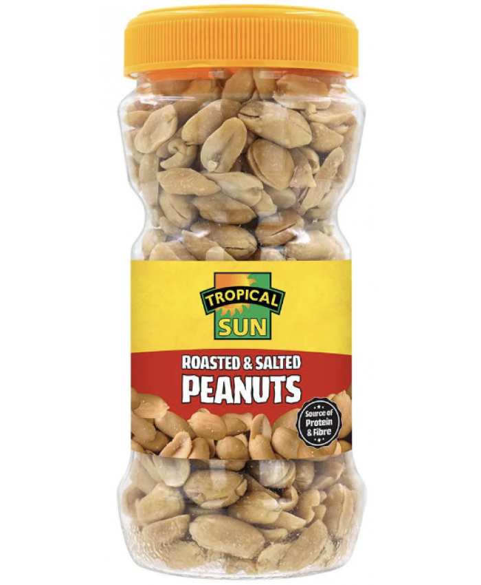 Tropical Sun Roasted Salted Peanuts(PET) 12 x 200g - 238973 / 6 x 200g PM 241710