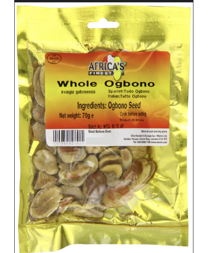 Africa’s Finest Whole Ogbono 10 x 70g - 227805