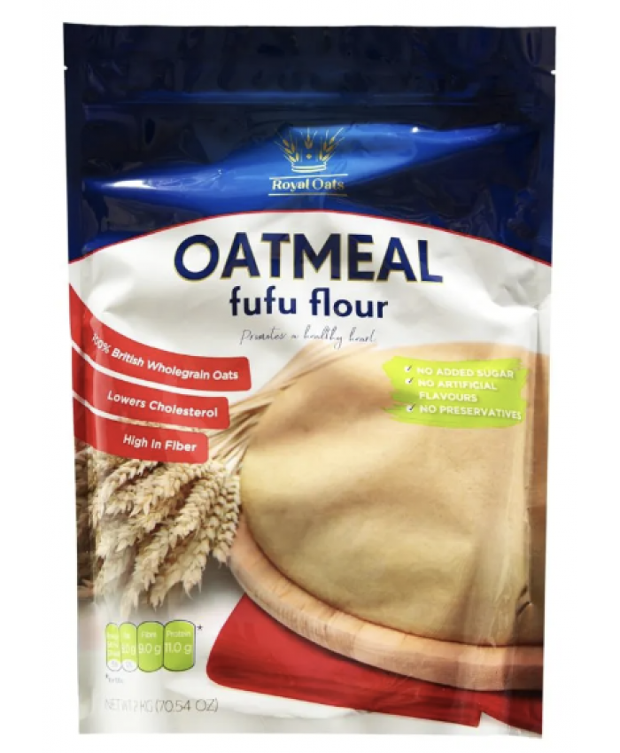 Royal Oats Oatmeal Fufu Flour 6 x 2kg - 235198 / 6 x 5kg - 235199