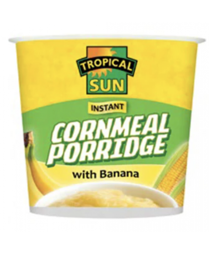 Tropical Sun Instant Cornmeal Porridge Banana 12 x 70g - 239731