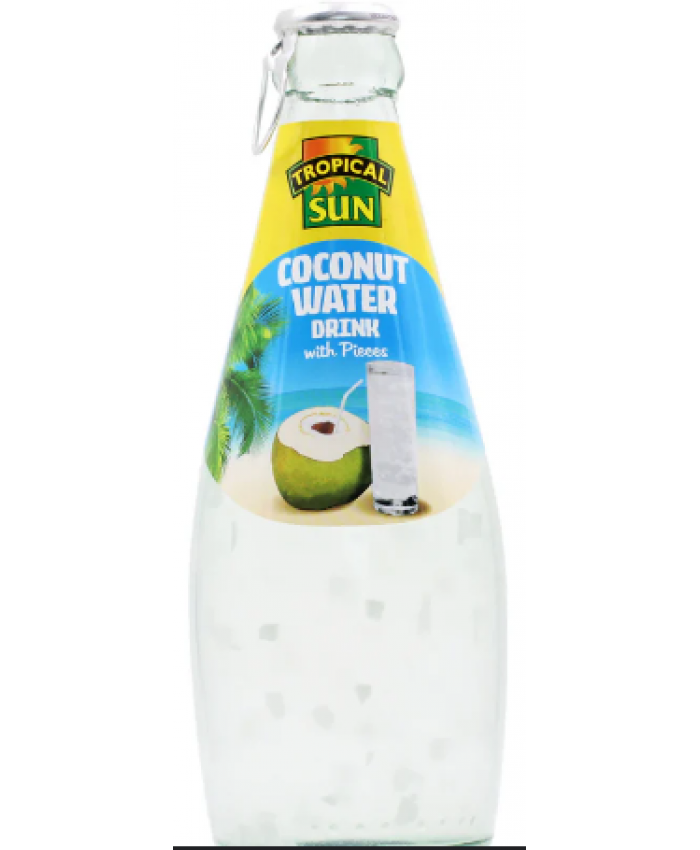 Tropical Sun Coconut Water with Pieces 12x300ml - 229967 / 6x300ml - 232930