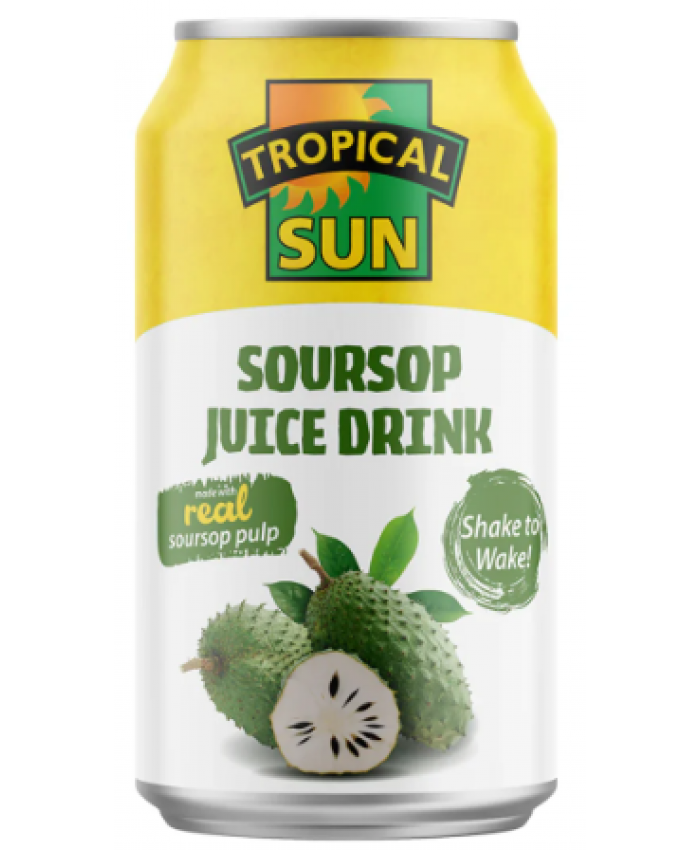 Tropical Sun Soursop Juice Drink with Pulp 12 x 330ml - 244099