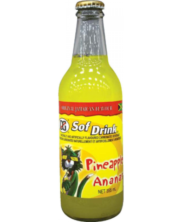 DG Pineapple Soda Glass Bottle 24 x 354ml - 226530