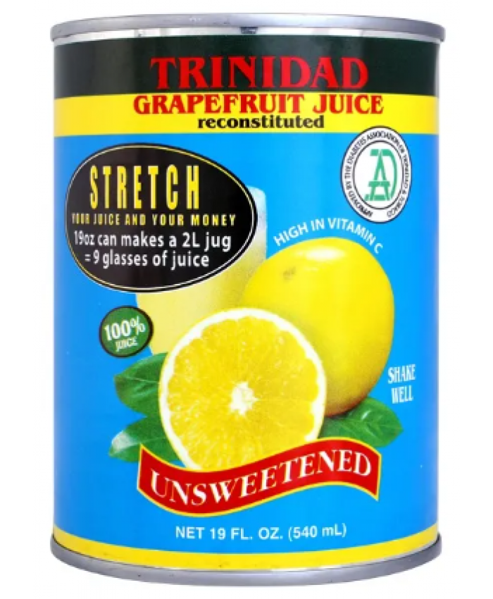 Trinidad Grapefruit Juice (sweetened) 12 x 540ml - 150036