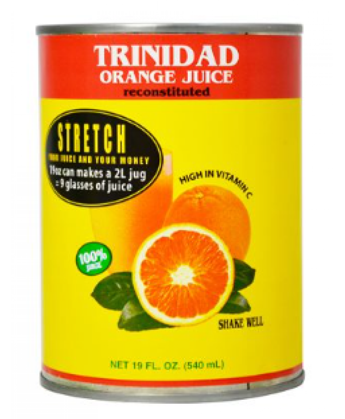 Trinidad Orange Juice (unsweetened) 12 x 540ml - 245137