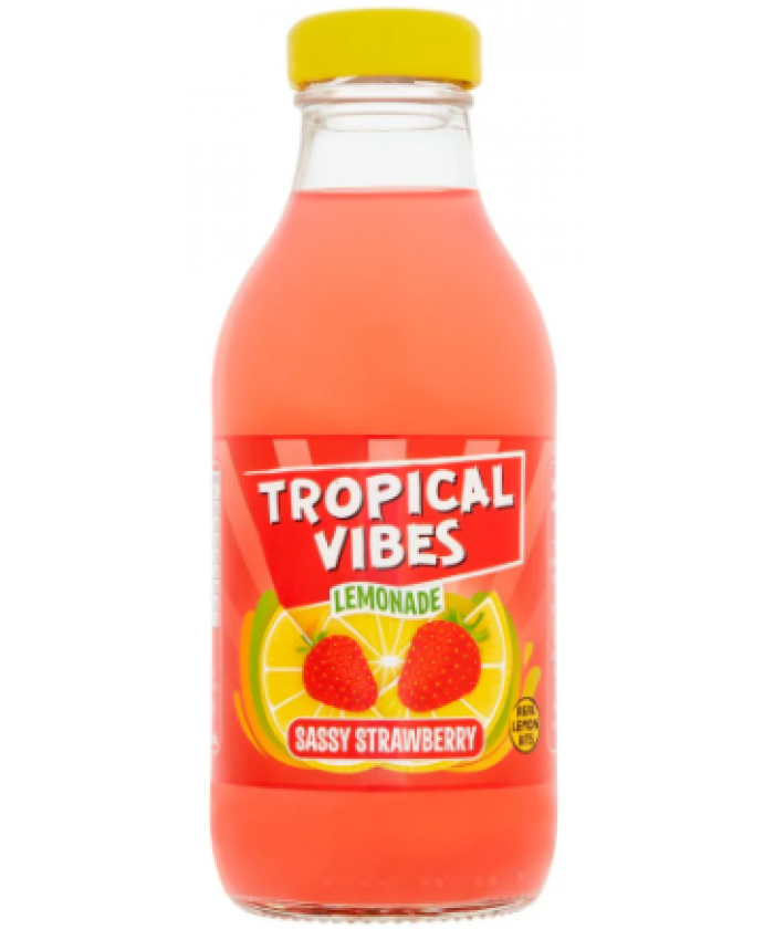 Tropical Vibes Lemonade Sassy Strawberry 15 x 300ml - 238358