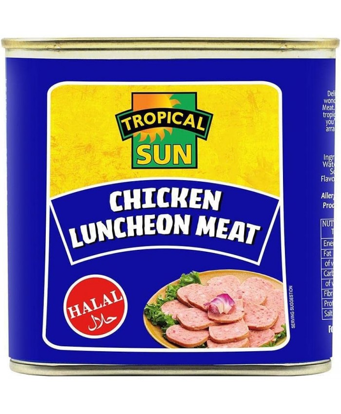 Tropical Sun Chicken Luncheon Meat Halal 12 x 340g 