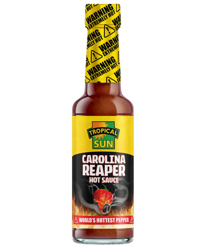 Tropical Sun Carolina Reaper Hot Sauce 12 x 148ml 