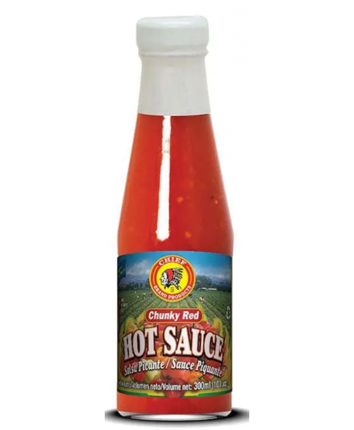 Chief Red Hot Sauce 6 x 300ml 