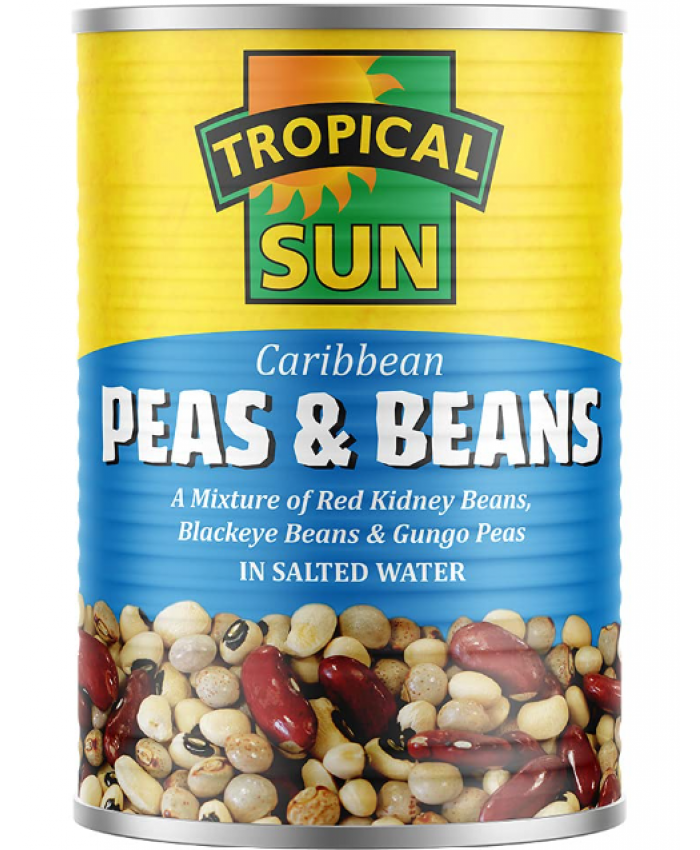 Tropical Sun Caribbean Peas & Beans 12 x 400g 