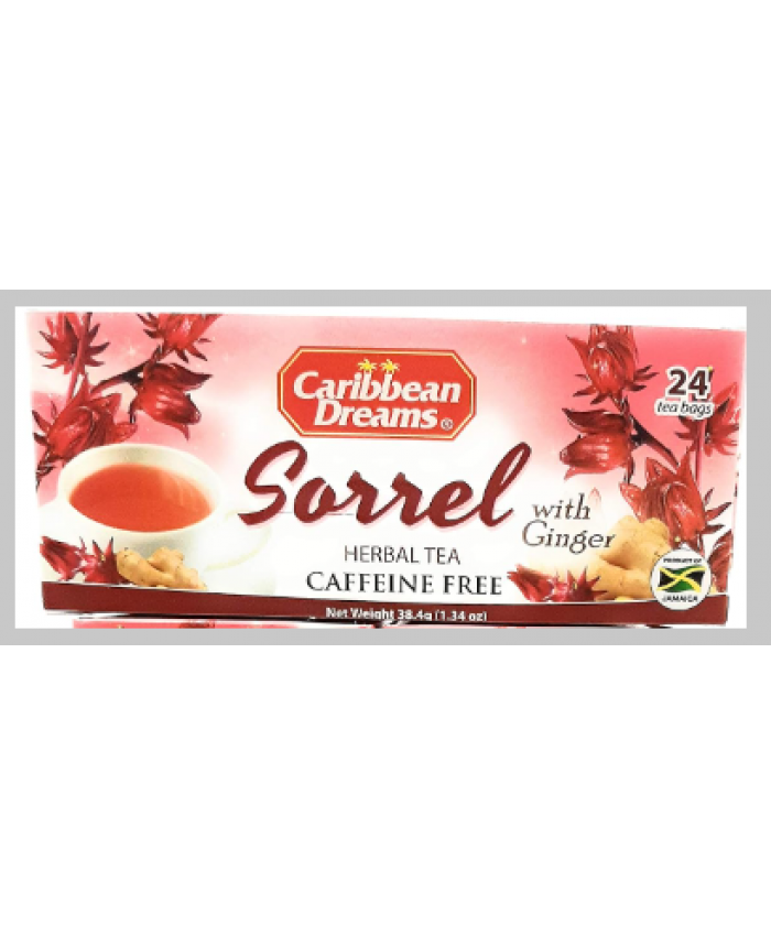 Caribbean Dreams Sorrel Ginger Tea 6 x 24’s - 230064